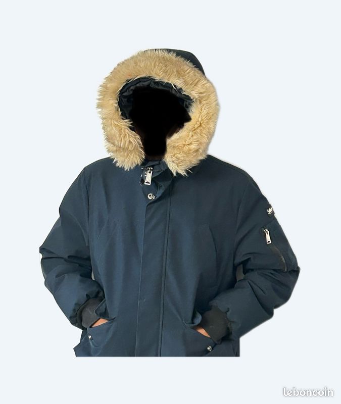 Manteau Parka Courte Schott Keyburn (image 1)