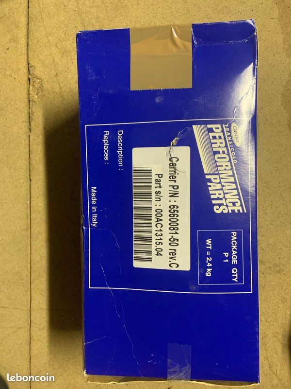 Déshydrateur frigo pulsor Carrier (image 2)