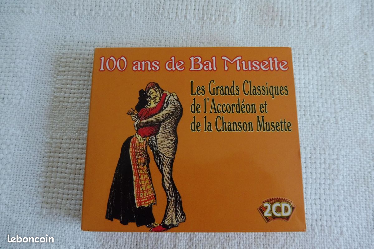 2 CD 100 ans de BAL MUSETTE - Les Grands Classiques de l'Accordéon et de la Chanson Musette - cig13 (image 1)
