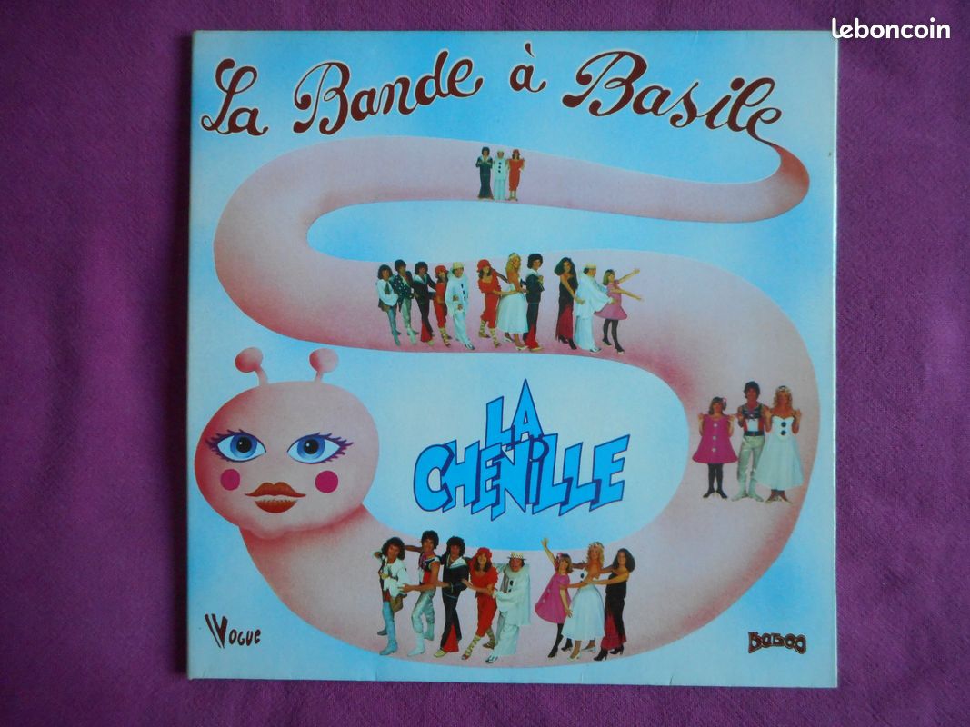 Disque vinyle 33t ♪ La Bande a Basile "La Chenille" (image 1)