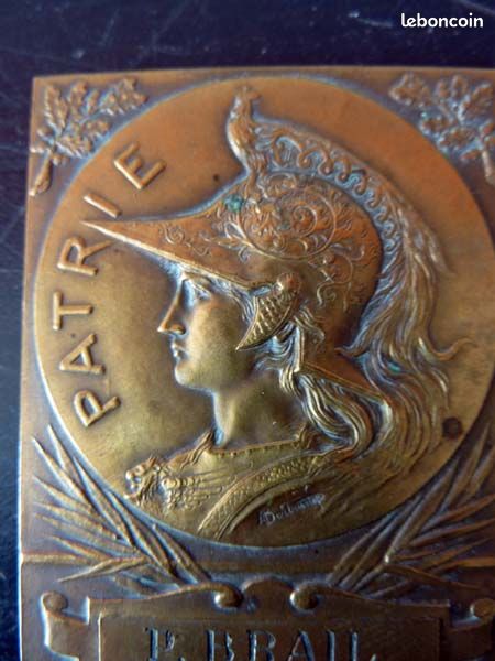 France Médaille Concours de Musique Reims 1927 mascaux TTB Bronze
