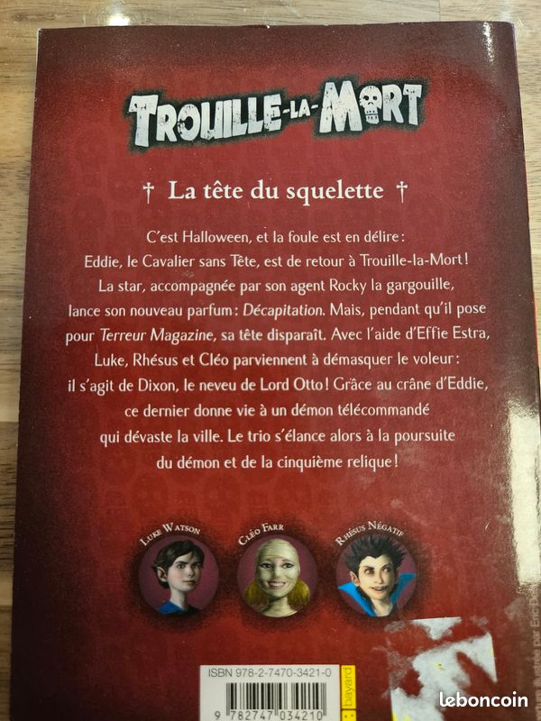 Lot de 2 livres trouille la mort (image 2)