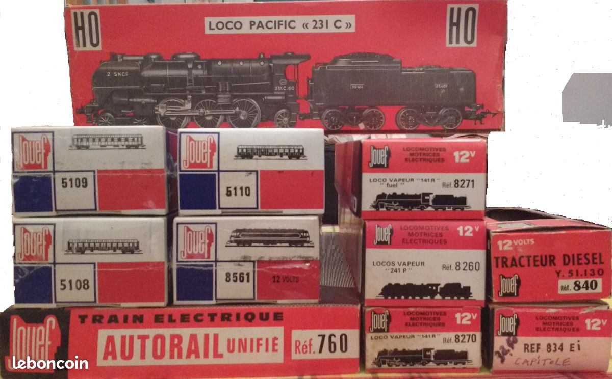 Lot de trains Jouef HO (image 1)