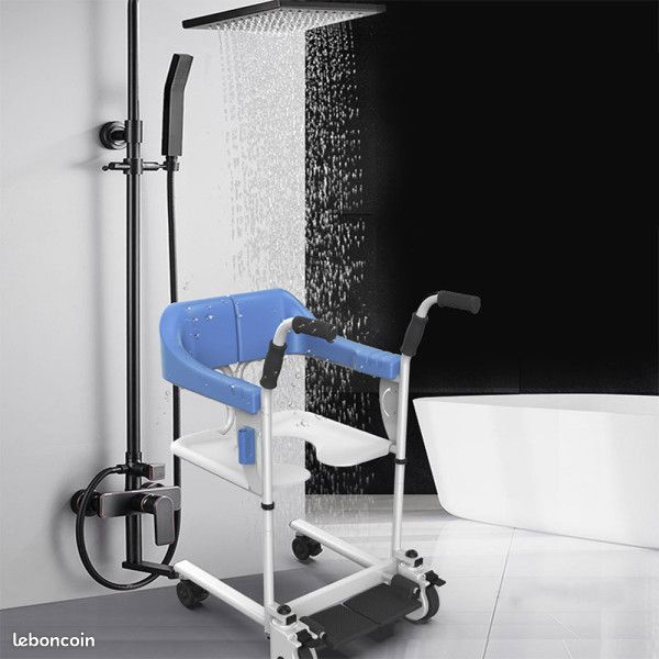 Fauteuil WC douche et transfert MOOVY (image 1)