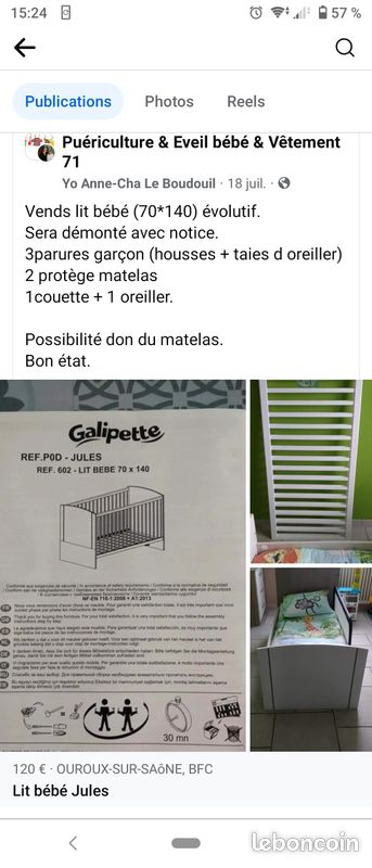 Lit évolutif bébé (image 2)