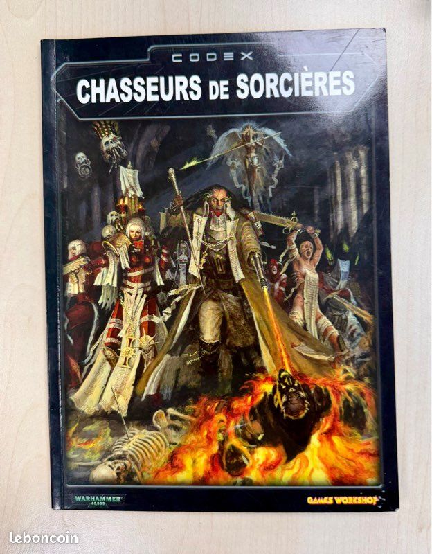 WARHAMMER 40,000 3ÈME édition Codex : livre armée chasseurs de sorcières (sœurs de bataille) EUR 3,41 - FR WARHAMMER 40,000 3ÈME édition Codex : livre armée chasseurs de sorcières (sœurs de bataille) EUR 3,41 - FR