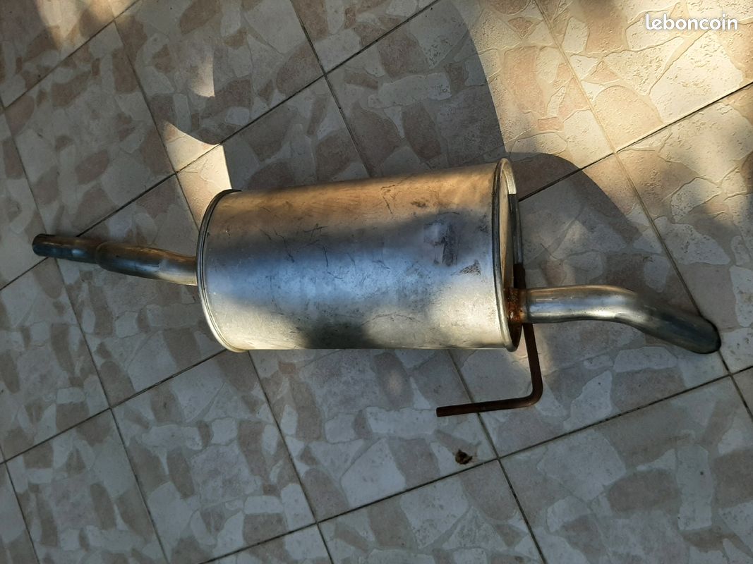 Silencieux Arrière Pot D'échappement Pour Fiat Bravo II - Réf. POLMO 07.81 - Compatible 1.4, 1.6, 1.9 D