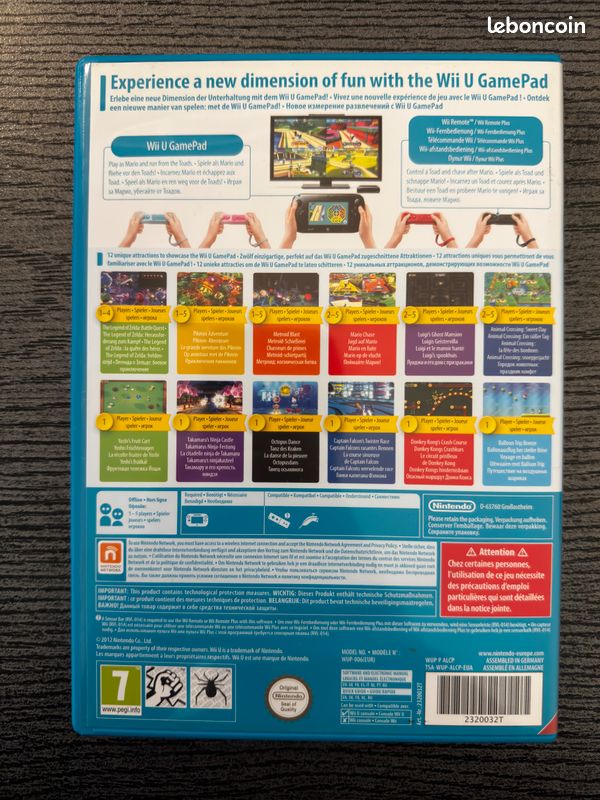 Wii U 32Go Noir pack Mario Kart 8 + 4 jeux (image 7)