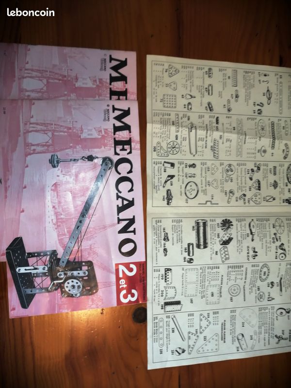 Lot De Boîtes Meccano Vintage N°2 Et N°2A – Années 1970 – France – Quasi Complet