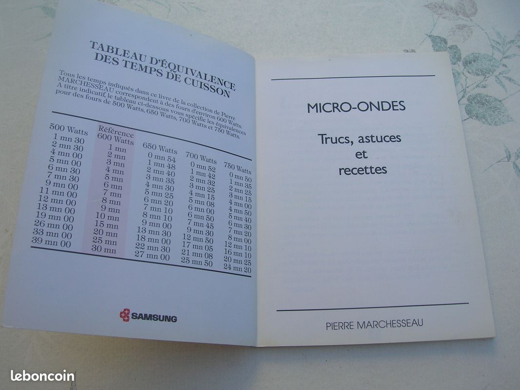 La cuisine aux micro-ondes :Pierre Marchesseau (image 3)