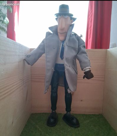 INSPECTEUR GADGET BANDAI POPY 1983 PVC SKI NEUF