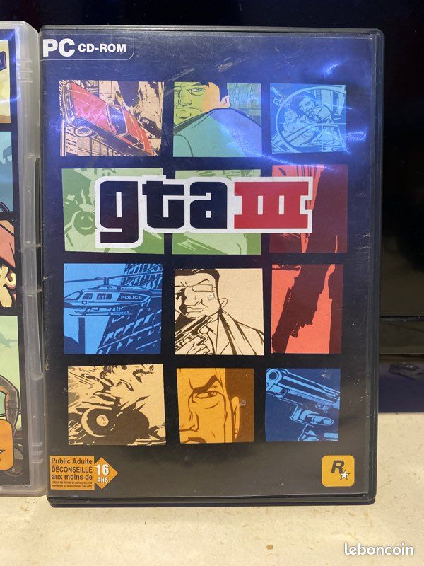 Jeu PC GTA III - Version D’occasion En Très Bon état - Boîte Et Notice Incluses