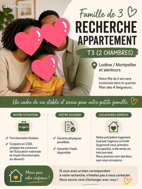 Appartement 3 pièces 64 m² · à Vendargues · 64 m² · 900 €