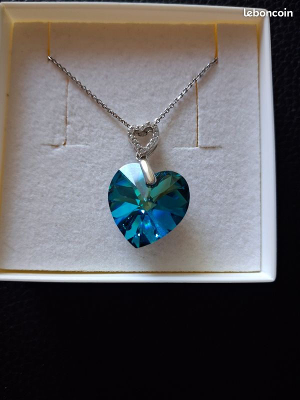 Chaine Coeur En Or Plaqué - Pendentif Feuille Doré - 8-35" - Bijoux Élégants