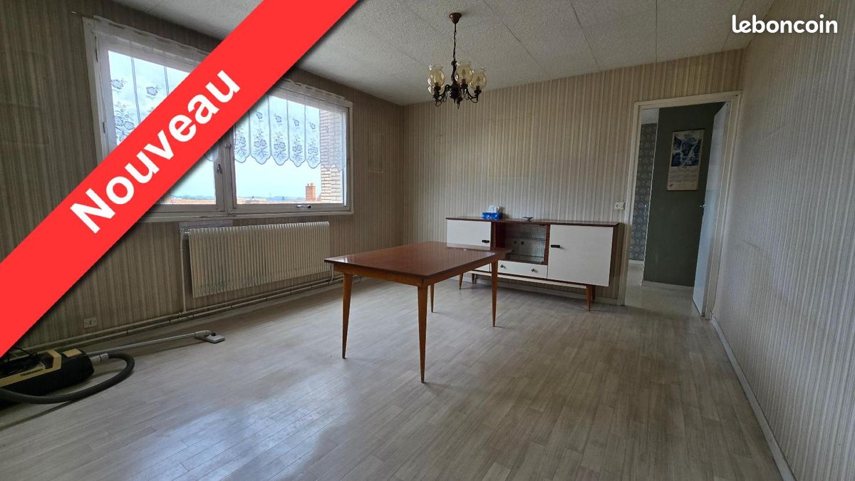 Appartement 3 pièces 48 m² · à Béthune · 48 m² · 57 000 €