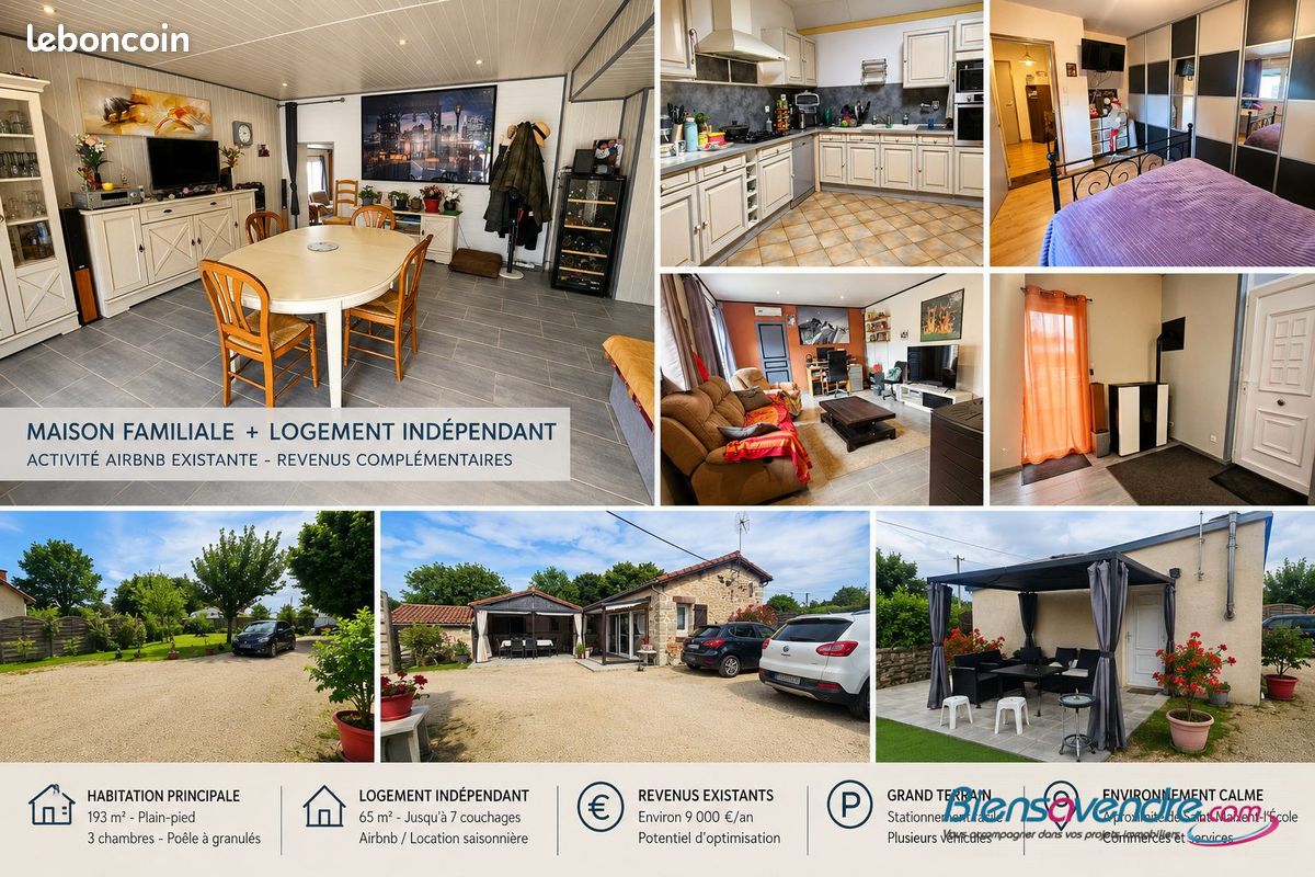 Maison 6 pièces 190 m² · à Saivres · 190 m² · 231 000 €