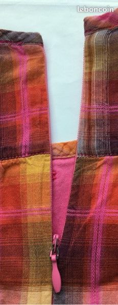 Robe à volant tunique été léger carreaux madras créole fluide orchestra 4 ans 104 cm quasi NEUF (image 7)