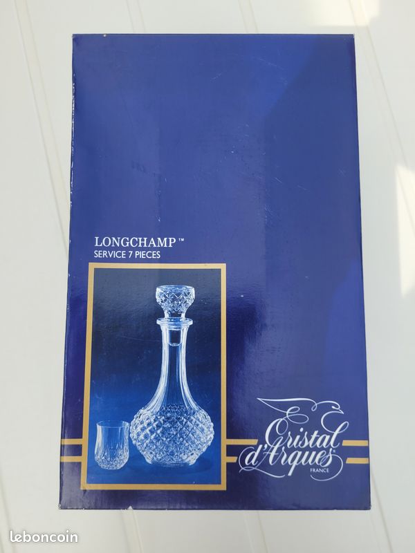 Carafe et 6 verres à liqueur en cristal (image 2)