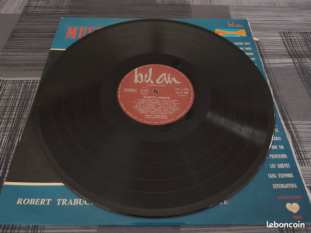 Disque Vinyle vintage - Musette Viennois (image 2)