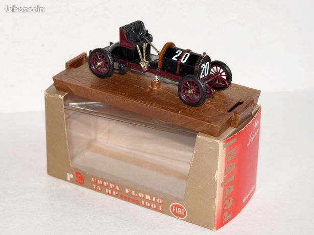 Brumm 1/43 - Fiat 130 HP F1 Corsa 1907 - Modèle Ancien En Boîte - Occasion