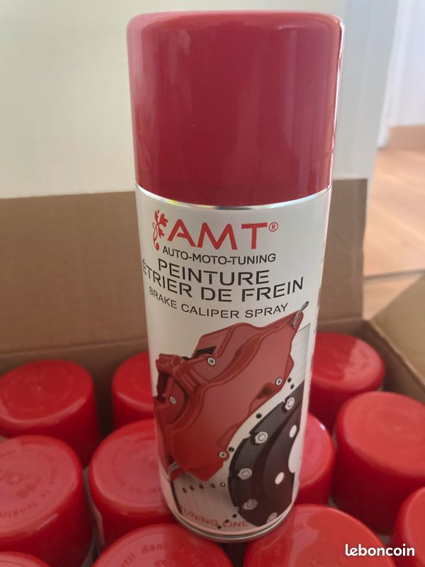 Bombe de peinture pour étrier frein - rouge - Amt