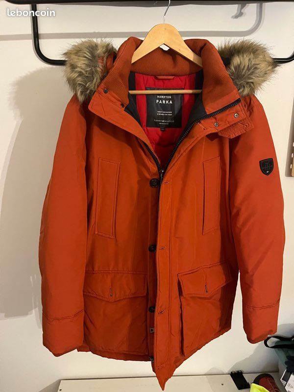 Hampton Down Parka Tommy Hilfiger Hampton Parka Orange Parka TOMMY