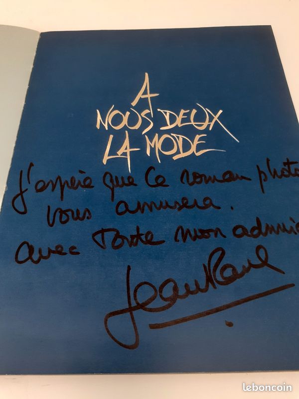 Livre dédicacé de Jean Paul Gaultier pour Catherine Deneuve (image 2)