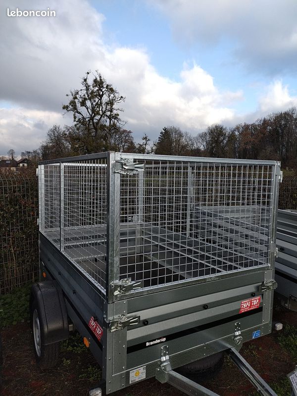 Remorque BRENDERUP freinée 750kg - 204x128cm (image 4)
