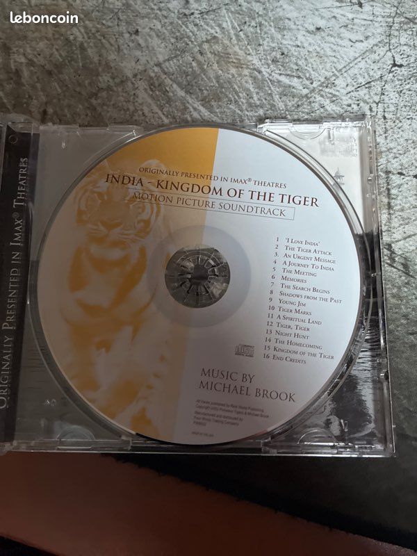 India kingdom of the Tiger cd Michael Brook (image 3)