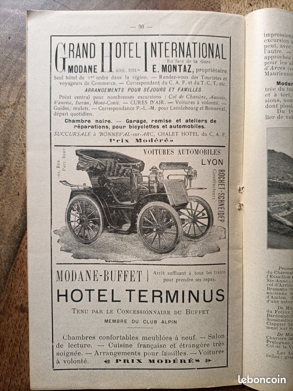 La Savoie pittoresque. Livret-Guide illustré. Chambéry, 1899. Bel exemplaire (image 4)