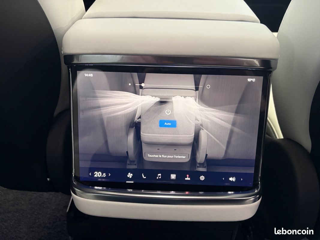 TESLA MODEL-X 100D ELECTRIC 685ch 296PPM 100KWH PALLADIUM 4WD DUAL-MOTOR BVA / VOLANT YOKE - FSD NIVEAU 4 (image 12)