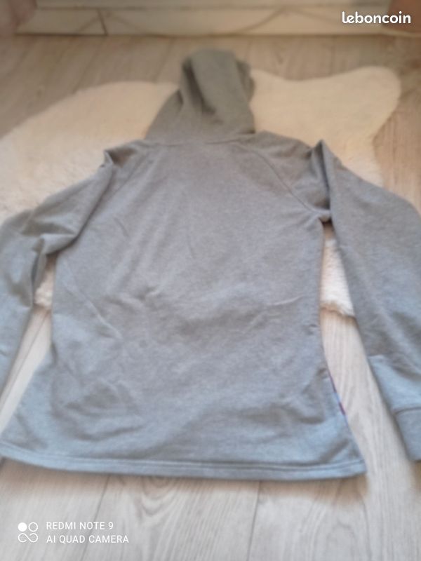 Sweat à capuche gris Puma taille M (image 3)