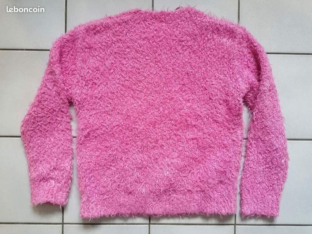 Pull rose 10 ans (image 2)
