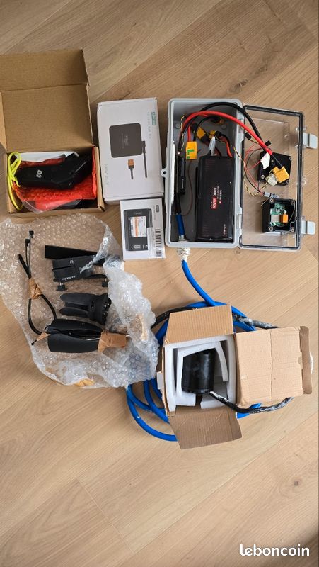Kit Foil Assist DIY neuf– Moteur SAITE 6384, ESC Flycolor, Batterie, Chargeur ToolkitRC (image 1)