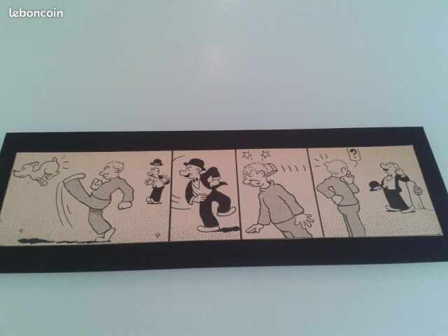 Illustration naïve originale des années 30's (image 1)