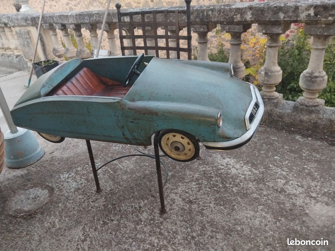 P656 FRANCE JOUET VOITURE AUTO ECOLE FILOGUIDEE TOLE REF