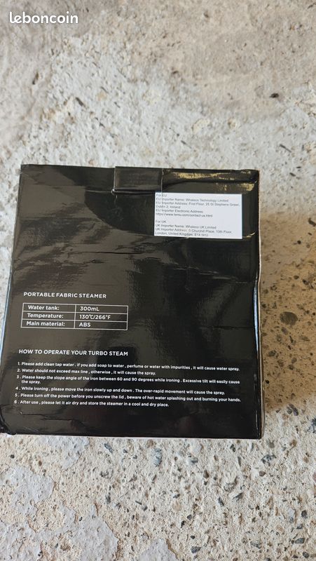 Défroisseur vapeur blanc (image 3)
