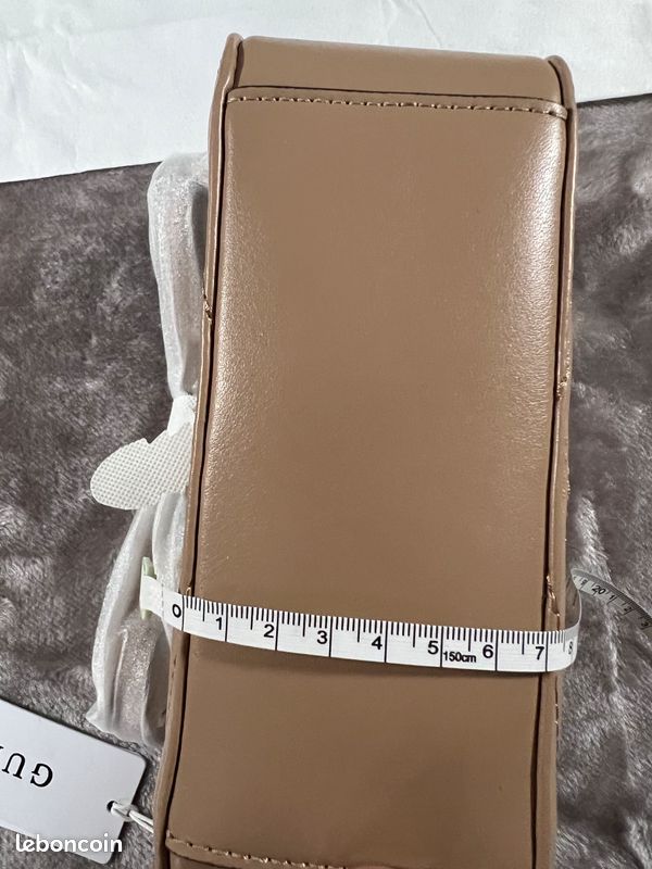 Sac Guess Alais Crossbody top zip | Taupe | Neuf avec étiquette (image 9)
