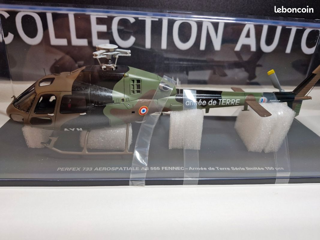 Hélicoptère Militaire PERFEX 1/43 - Armée De Terre Française - Édition Limitée 150 Pièces
