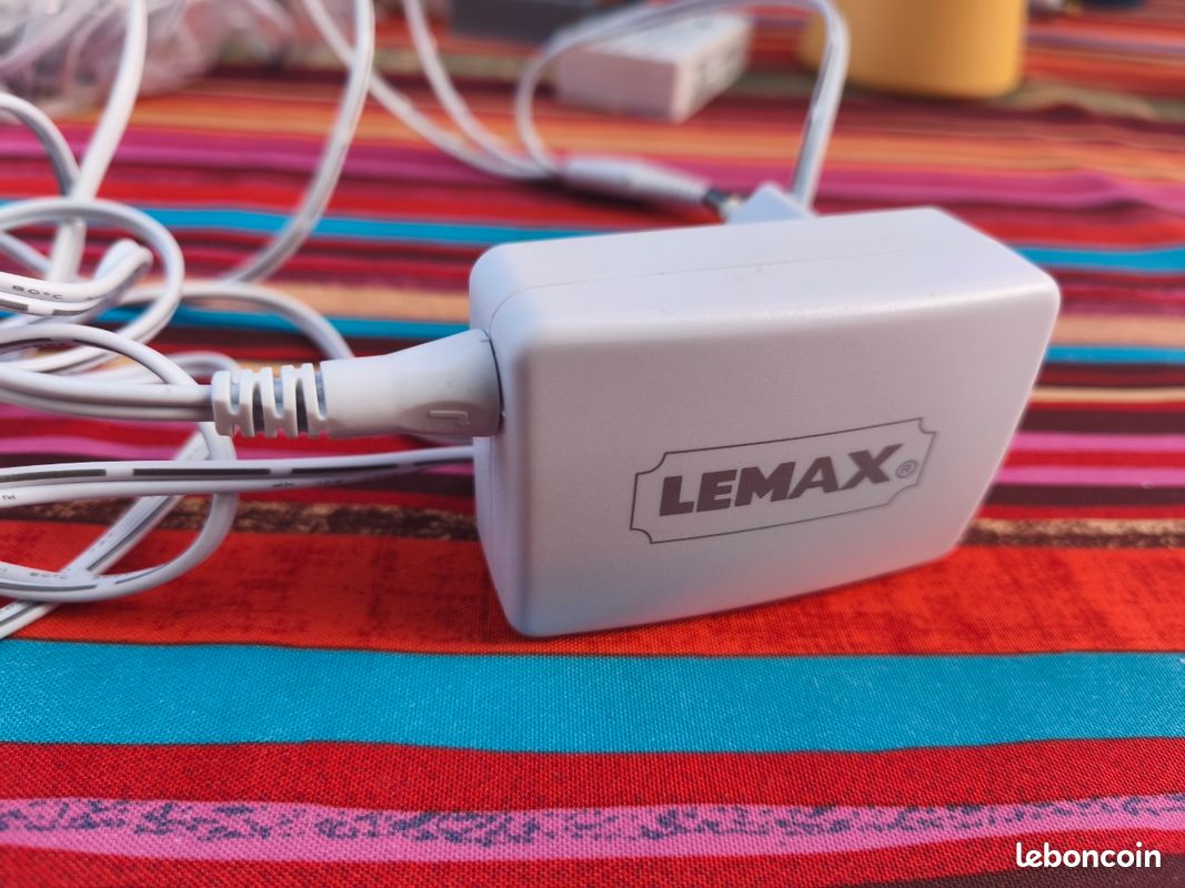 Adaptateur secteur Lemax 4.5V à 3 embouts (Blanc) - 1 (image 2)