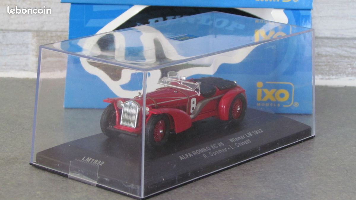 Miniature Alfa Romeo 8C 1932 1/43 Starter – 24h Du Mans, Caisse Vintage
