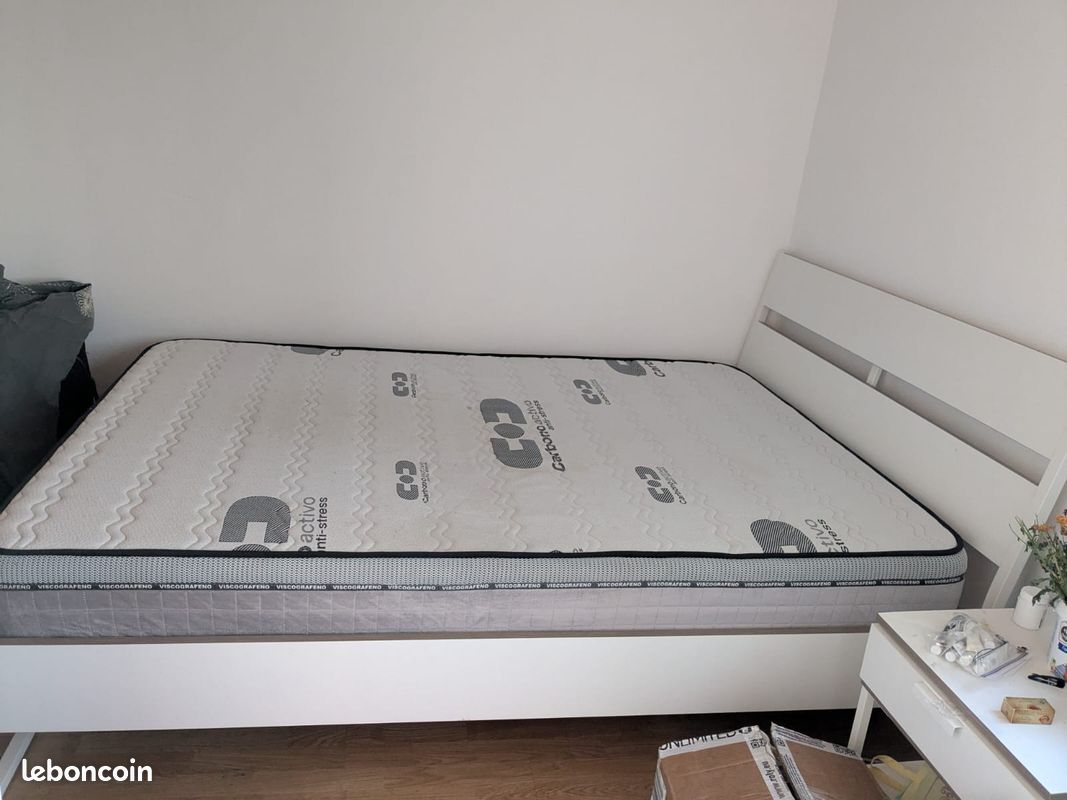 Ikea bed and mattress for sale (image 2)