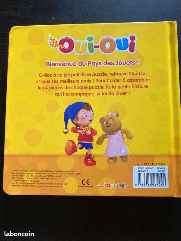 Livre puzzle oui oui (image 4)