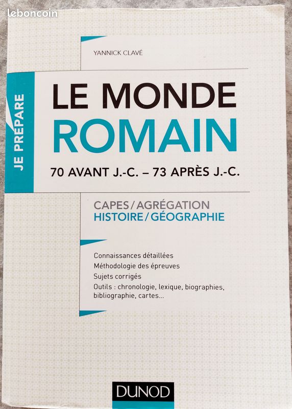 Le monde romain 70 avant j.c-73 apres j.c (image 1)