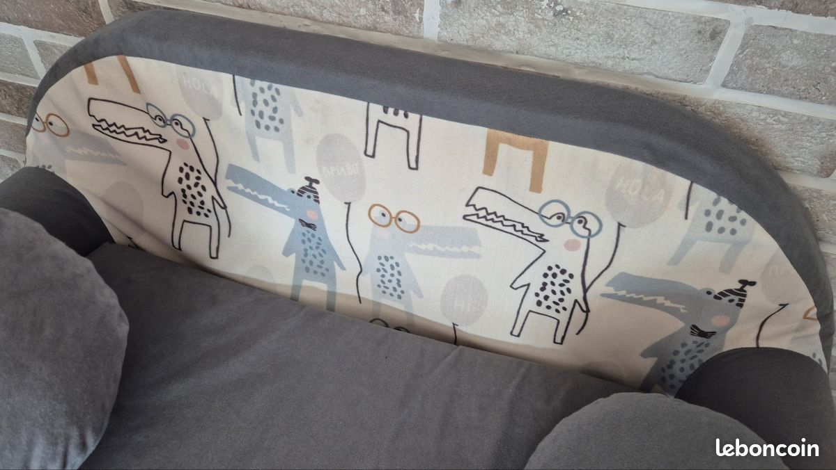Canapé convertible enfant crocodile (image 2)