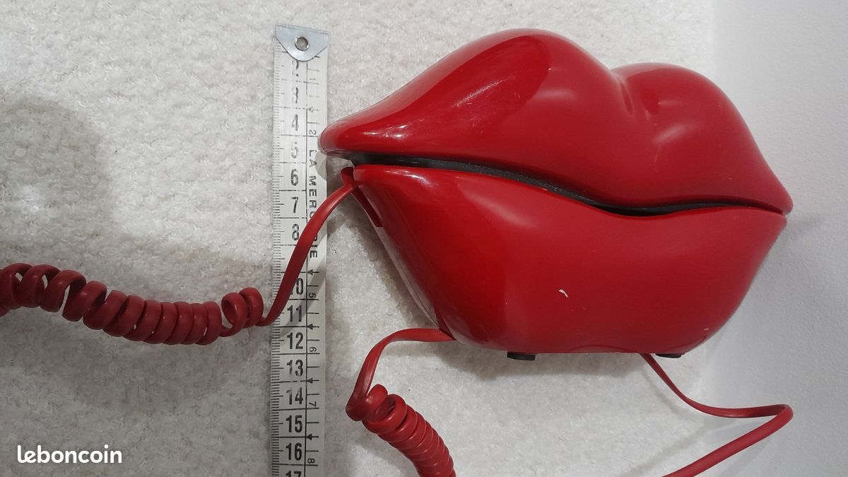 Téléphone filaire en forme de lèvres pour la maiso... – Grandado