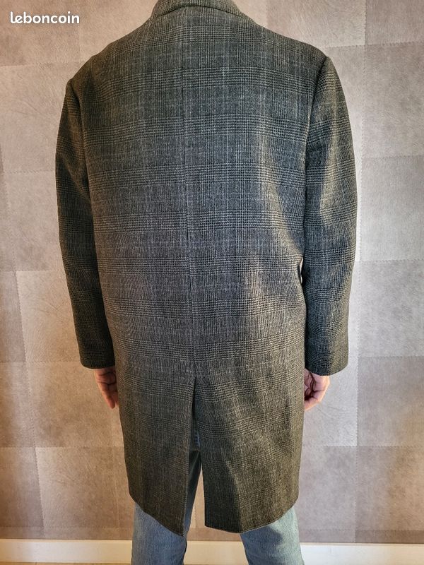 Manteau homme vintage prince de Galles (image 2)