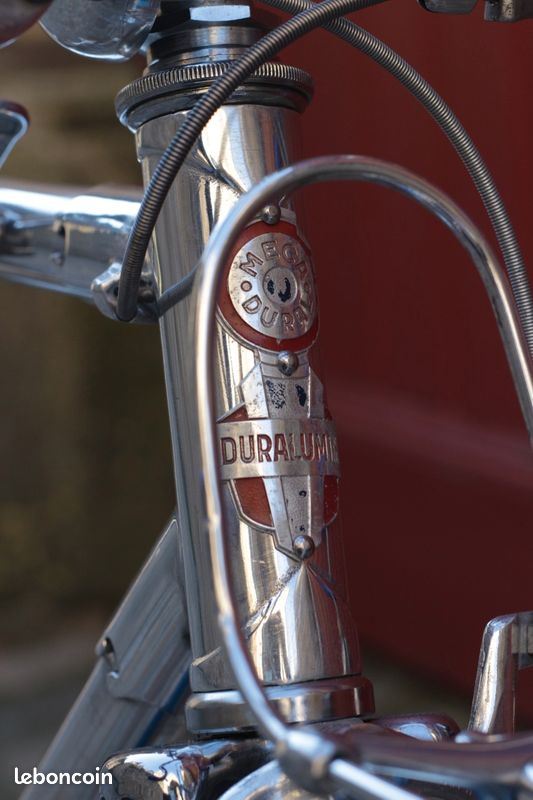 Vélo Vintage MECADURAL Duralumin Années 1940 - Ville Homme Restauré