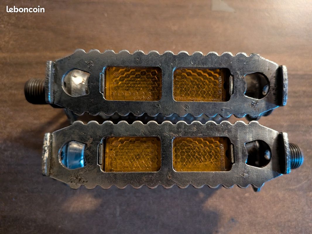 PÉDALES DE VÉLO chrome molybdène acier XC plates antidérapantes taille