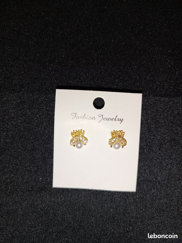 Lot de 3 paires de boucles d'oreilles neuves (image 3)